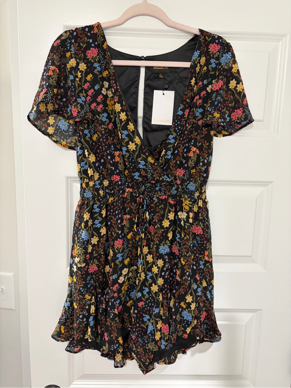 Sugarlips Floral Romper NWT